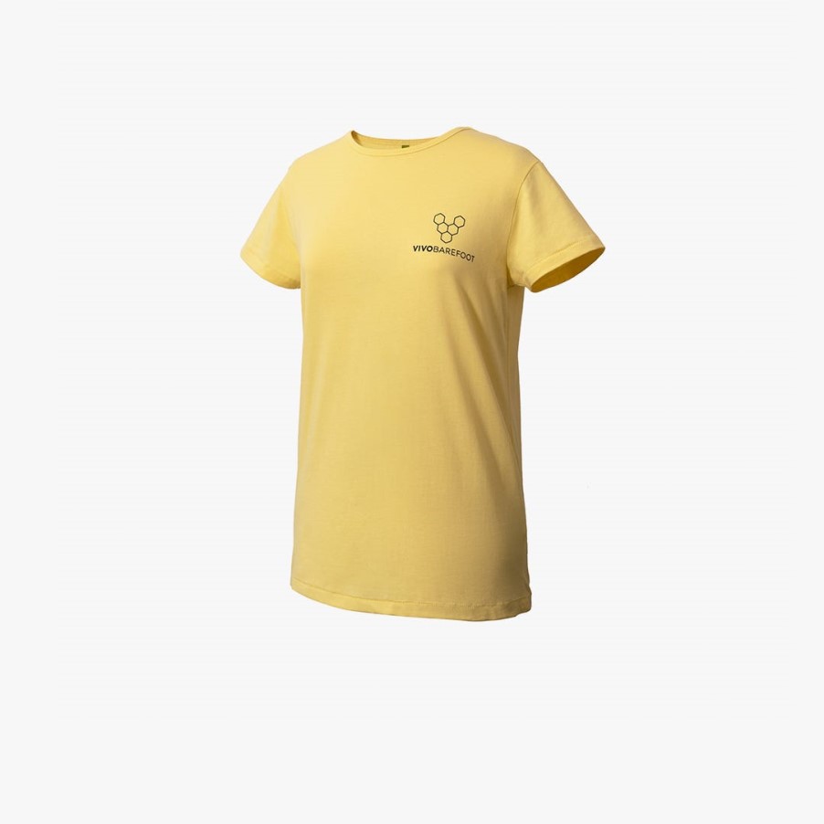 rapanui_t_shirt_dames_geel.jpg Rapanui T Shirt Dames Geel - Afbeelding 1